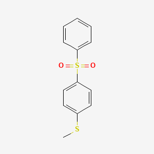 molecular formula C13H12O2S2 B15393369 Methyl(4-(phenylsulfonyl)phenyl)sulfane 