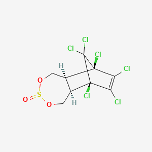 molecular formula C9H6Cl6O3S B15393710 6,9-Methano-2,4,3-benzodioxathiepin,6,7,8,9,10,10-hexachloro-1,5,5a,6,9,9a-hexahydro-, 3-oxide 