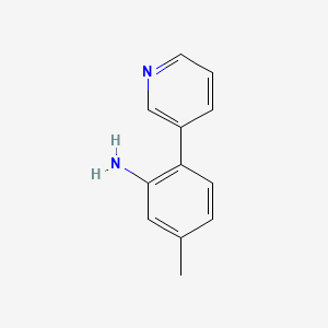 molecular formula C12H12N2 B15393851 5-Methyl-2-(pyridin-3-yl)aniline 