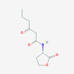 molecular formula C10H15NO4 B015394 N-(3-Oxohexanoyl)-L-homoserine lactone CAS No. 143537-62-6
