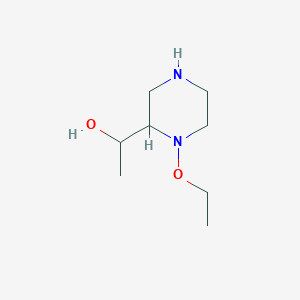 molecular formula C8H18N2O2 B15394122 1-Hydroxyethylethoxy piperazine CAS No. 1150617-49-4