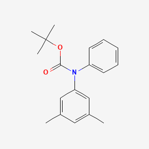 molecular formula C19H23NO2 B15394145 N-tert-Butoxycarbonyl-N-(3,5-dimethylphenyl)aniline 