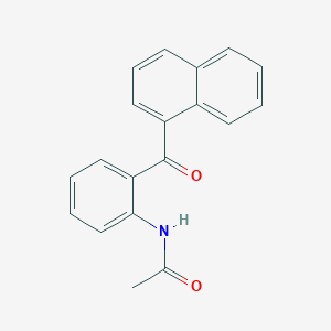 molecular formula C19H15NO2 B15394298 N-(2-(1-Naphthoyl)phenyl)acetamide 