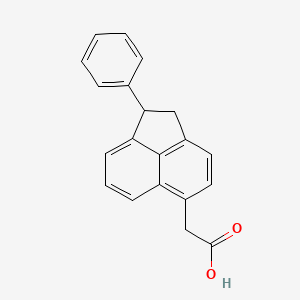 molecular formula C20H16O2 B15394408 1-Phenyl-5-acenaphtheneacetic acid CAS No. 71823-44-4