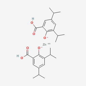 molecular formula C26H34O6Zn B15394561 Zinc 3,5-diisopropylsalicylate CAS No. 53770-31-3