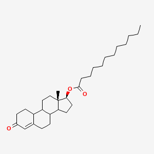 molecular formula C30H48O3 B15394812 Nandrolone dodecanoate 