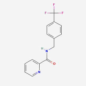 molecular formula C14H11F3N2O B15394992 N-(4-(Trifluoromethyl)benzyl)picolinamide 