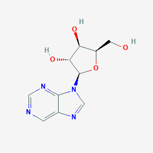 molecular formula C10H12N4O4 B015395 Nebularine CAS No. 550-33-4