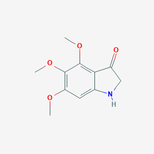 molecular formula C11H13NO4 B153950 4,5,6-Trimethoxyindolin-3-one CAS No. 220418-02-0