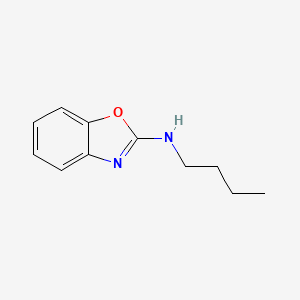 molecular formula C11H14N2O B15395084 2-Benzoxazolamine, n-butyl- CAS No. 21326-84-1
