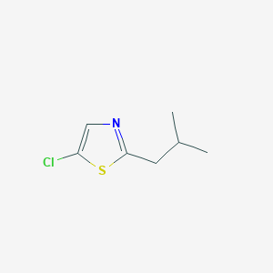 molecular formula C7H10ClNS B15395170 5-Chloro-2-isobutylthiazole CAS No. 1207426-84-3