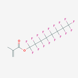 molecular formula C12H5F17O2 B15395327 Perfluorooctyl methacrylate CAS No. 15498-46-1