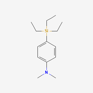 molecular formula C14H25NSi B15395344 N,N-Dimethyl-4-(triethylsilyl)aniline 