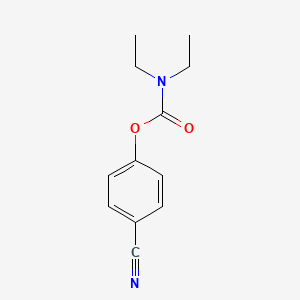 molecular formula C12H14N2O2 B15395359 4-Cyanophenyl diethylcarbamate 
