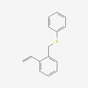 molecular formula C15H14S B15395482 Phenyl(2-vinylbenzyl)sulfane 