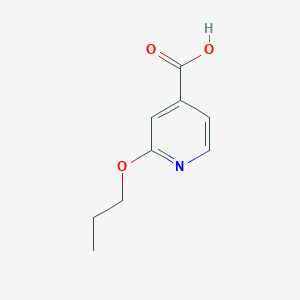 molecular formula C9H11NO3 B15395495 2-Propoxy-4-pyridinecarboxylic acid CAS No. 90610-31-4