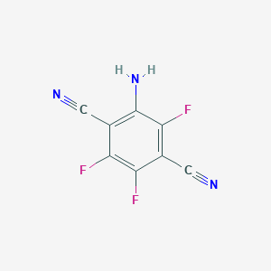molecular formula C8H2F3N3 B153956 2-Amino-3,5,6-trifluoroterephthalonitrile CAS No. 133622-66-9
