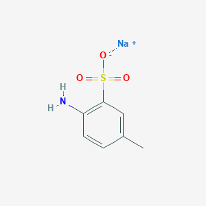 molecular formula C7H8NNaO3S B15395624 sodium;2-amino-5-methylbenzenesulfonate CAS No. 54914-95-3