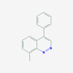 molecular formula C15H12N2 B15395655 8-Methyl-4-phenylcinnoline 