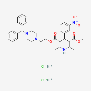 molecular formula C35H40Cl2N4O6 B15395665 Manidipine DiHCl 