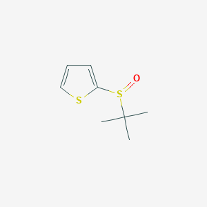 molecular formula C8H12OS2 B15395800 2-(Tert-butylsulfinyl)thiophene 