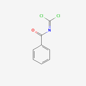 molecular formula C8H5Cl2NO B15395828 Carbonimidic dichloride, benzoyl- CAS No. 3911-55-5