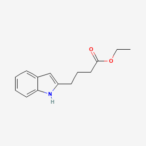 molecular formula C14H17NO2 B15395852 ethyl 4-(1H-indol-2-yl)butanoate 