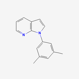 molecular formula C15H14N2 B15395872 1-(3,5-Dimethylphenyl)-1H-pyrrolo[2,3-b]pyridine 