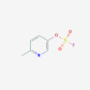 molecular formula C6H6FNO3S B15395888 Fluorosulfuric acid, 6-methyl-3-pyridinyl ester 