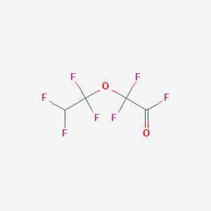 molecular formula C4HF7O2 B15396026 Difluoro(1,1,2,2-tetrafluoroethoxy)acetyl fluoride CAS No. 89076-47-1