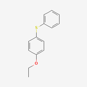molecular formula C14H14OS B15396069 Benzene,1-ethoxy-4-(phenylthio)- CAS No. 645-26-1