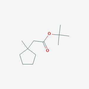 molecular formula C12H22O2 B15396212 tert-Butyl (1-methylcyclopentyl)acetate CAS No. 88931-76-4