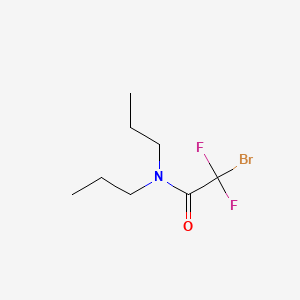 molecular formula C8H14BrF2NO B15396253 2-bromo-2,2-difluoro-N,N-dipropylacetamide 