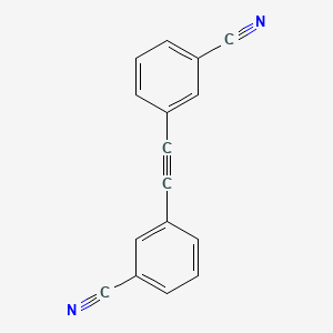 molecular formula C16H8N2 B15396279 3,3'-Dicyanodiphenylacetylene 