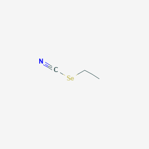 molecular formula C3H5NSe B15396299 Ethyl selenocyanate CAS No. 3777-23-9