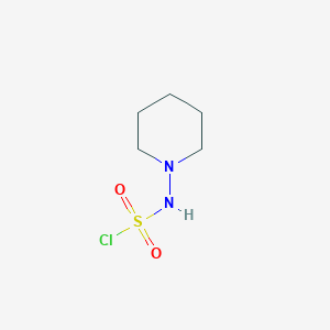 molecular formula C5H11ClN2O2S B15396404 Piperidin-1-ylsulfamyl chloride CAS No. 89316-33-6