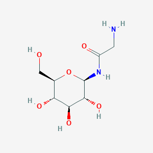 molecular formula C8H16N2O6 B15396483 N-glycyl-beta-glucopyranosylamine CAS No. 10081-72-8