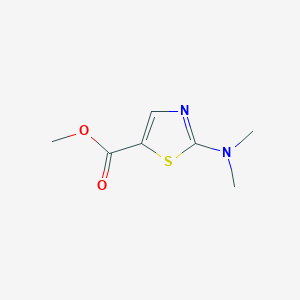 molecular formula C7H10N2O2S B15396505 Methyl 2-(dimethylamino)-5-thiazolecarboxylate CAS No. 25391-87-1