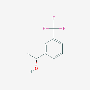 molecular formula C9H9F3O B153966 (R)-1-(3-(trifluoromethyl)phenyl)ethanol CAS No. 127852-24-8