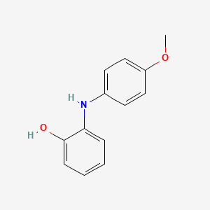 molecular formula C13H13NO2 B15396663 2-((4-Methoxyphenyl)amino)phenol 