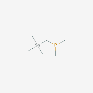 molecular formula C6H17PSn B15396692 Dimethyl[(trimethylstannyl)methyl]phosphane CAS No. 89129-47-5