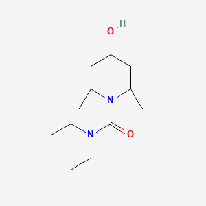 molecular formula C14H28N2O2 B15396822 N,N-Diethyl-4-hydroxy-2,2,6,6-tetramethylpiperidine-1-carboxamide CAS No. 89038-42-6