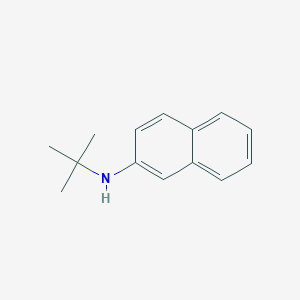 molecular formula C14H17N B15396888 N-tert-Butylnaphthalen-2-amine CAS No. 88936-53-2
