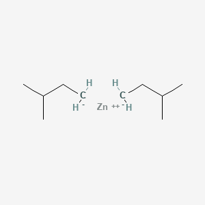 molecular formula C10H22Zn B15396917 Zinc, bis(3-methylbutyl)- CAS No. 21261-07-4