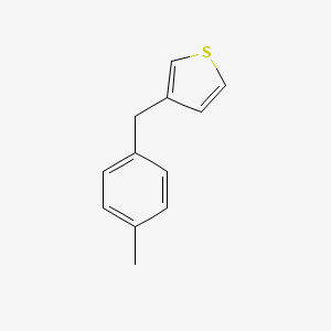 molecular formula C12H12S B15396953 3-(4-Methylbenzyl)thiophene 