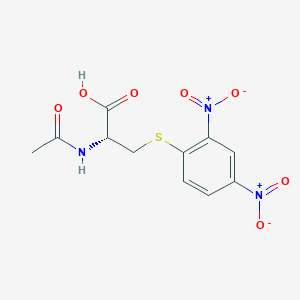 molecular formula C11H11N3O7S B015397 NAc-DNP-Cys CAS No. 35897-25-7