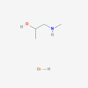 molecular formula C4H12BrNO B15397129 1-(Methylamino)propan-2-ol;hydrobromide CAS No. 89036-62-4