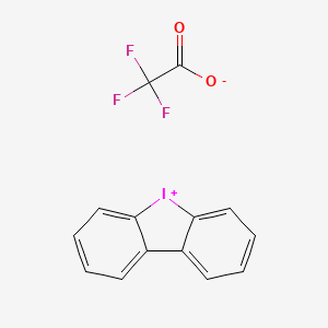 molecular formula C14H8F3IO2 B15397249 Dibenzo[b,d]iodol-5-ium trifluoroacetate 
