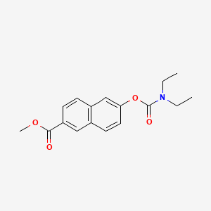 molecular formula C17H19NO4 B15397638 Methyl 6-((diethylcarbamoyl)oxy)-2-naphthoate 