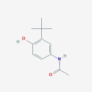 molecular formula C12H17NO2 B15397870 N-(3-tert-Butyl-4-hydroxyphenyl)acetamide CAS No. 4151-47-7